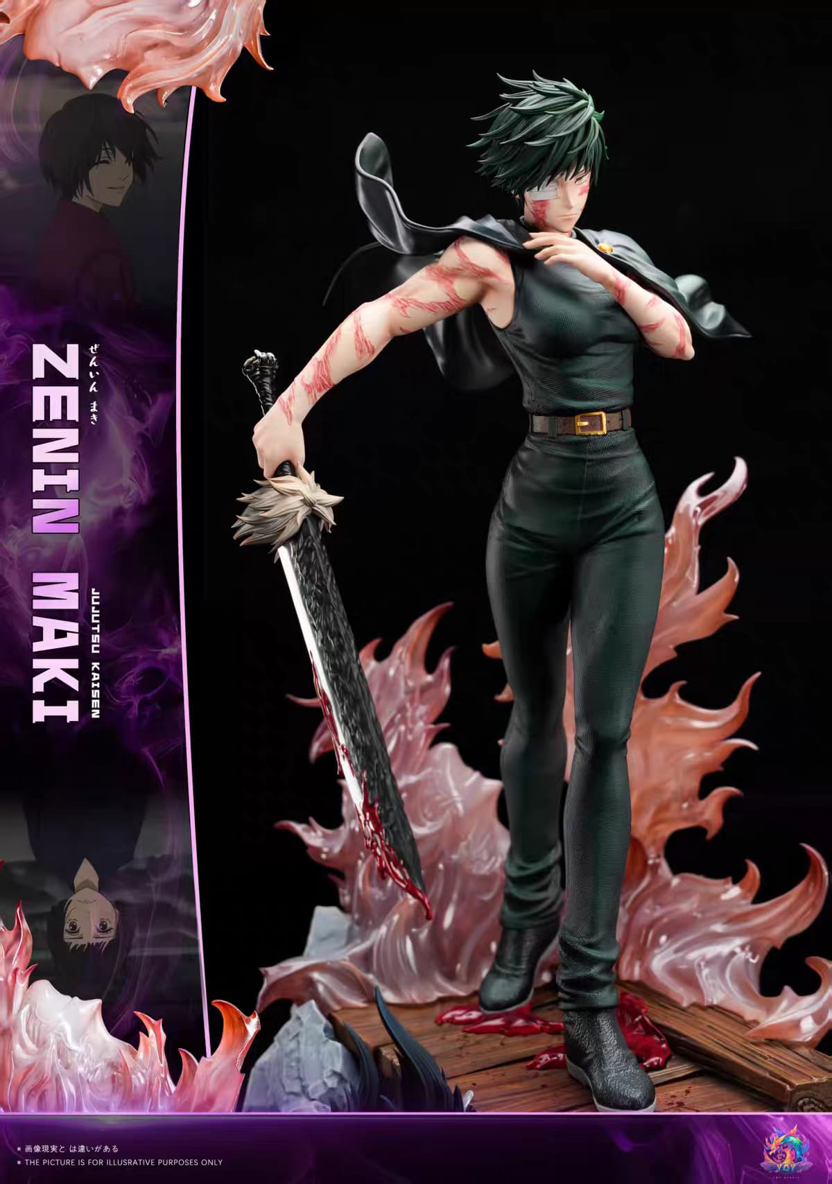 Maki Zenin Resin Statue – Jujutsu Kaisen YOY Studio Pre-Order Resin Limited Edition