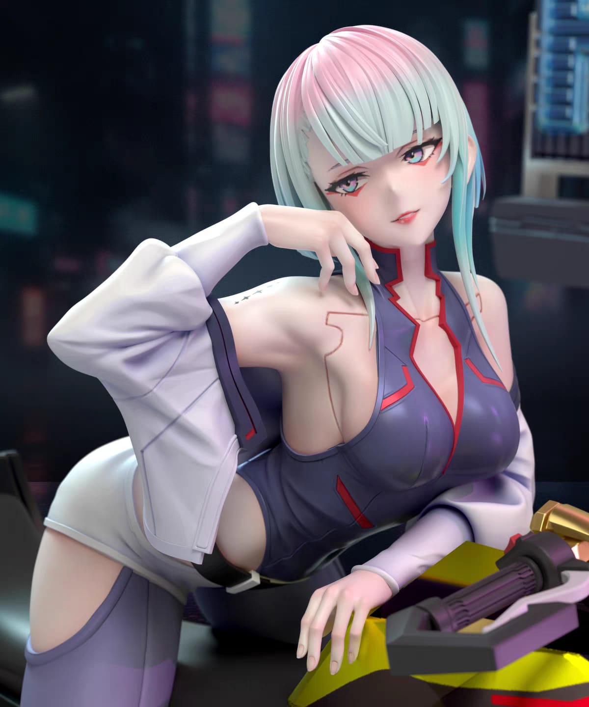 Pre Order – Lucy Resin Statue Kozo Studio Cyberpunk Edgerunners 1/6 Scale