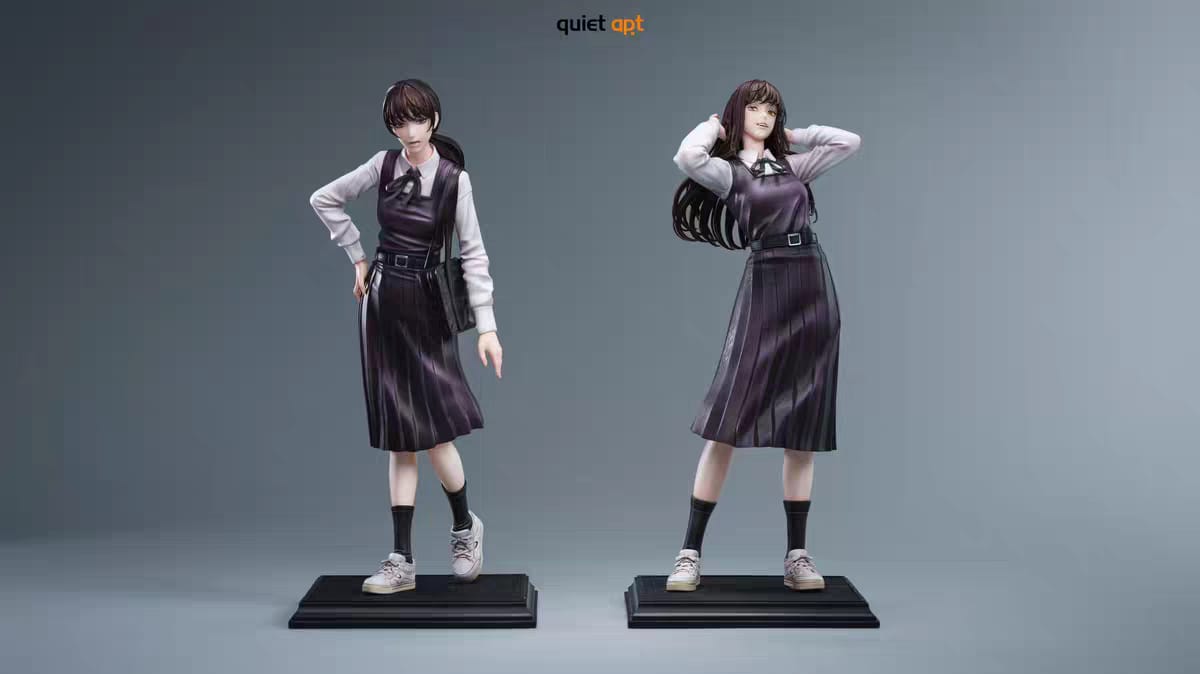 Pre Order Asa Mitaka & Yoru War Devil Resin Statue QuietArt Studio Chainsaw Man 1/6