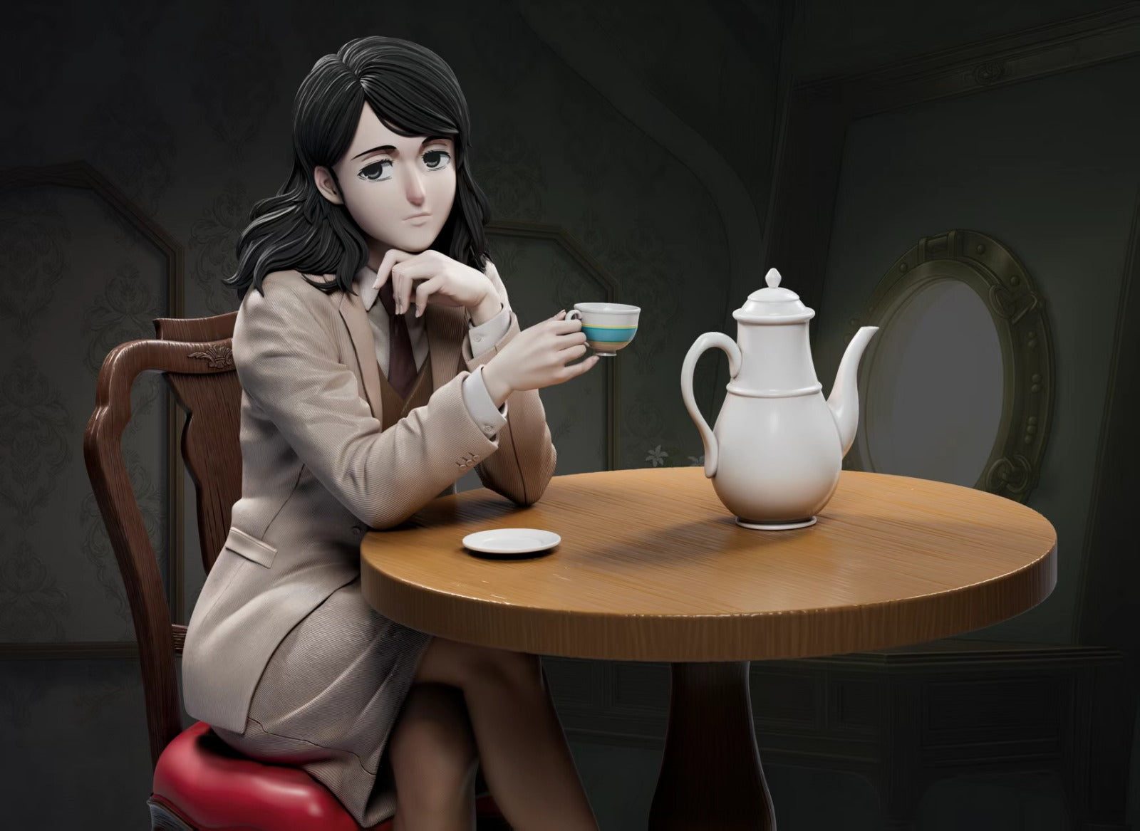 Pieck Finger Attack on Titan Cedar Studio Resin Statue – Limited Edition 1/6 Scale