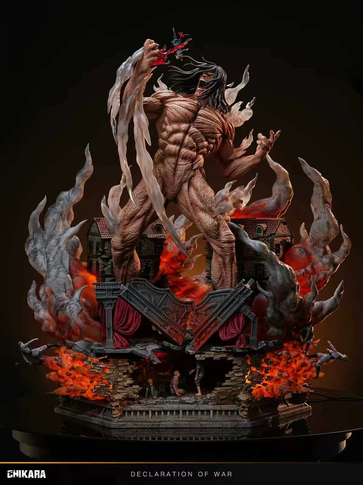 Pre Order Attack On Titan Declaration Of War Eren Yeager Limited Resin Figure – CHIKARA Studio