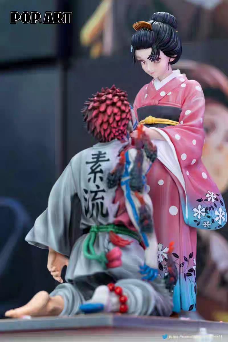 Pre Order – Akaza Redemption (Hakuji & Koyuki) – Pop Art Studio | Demon Slayer