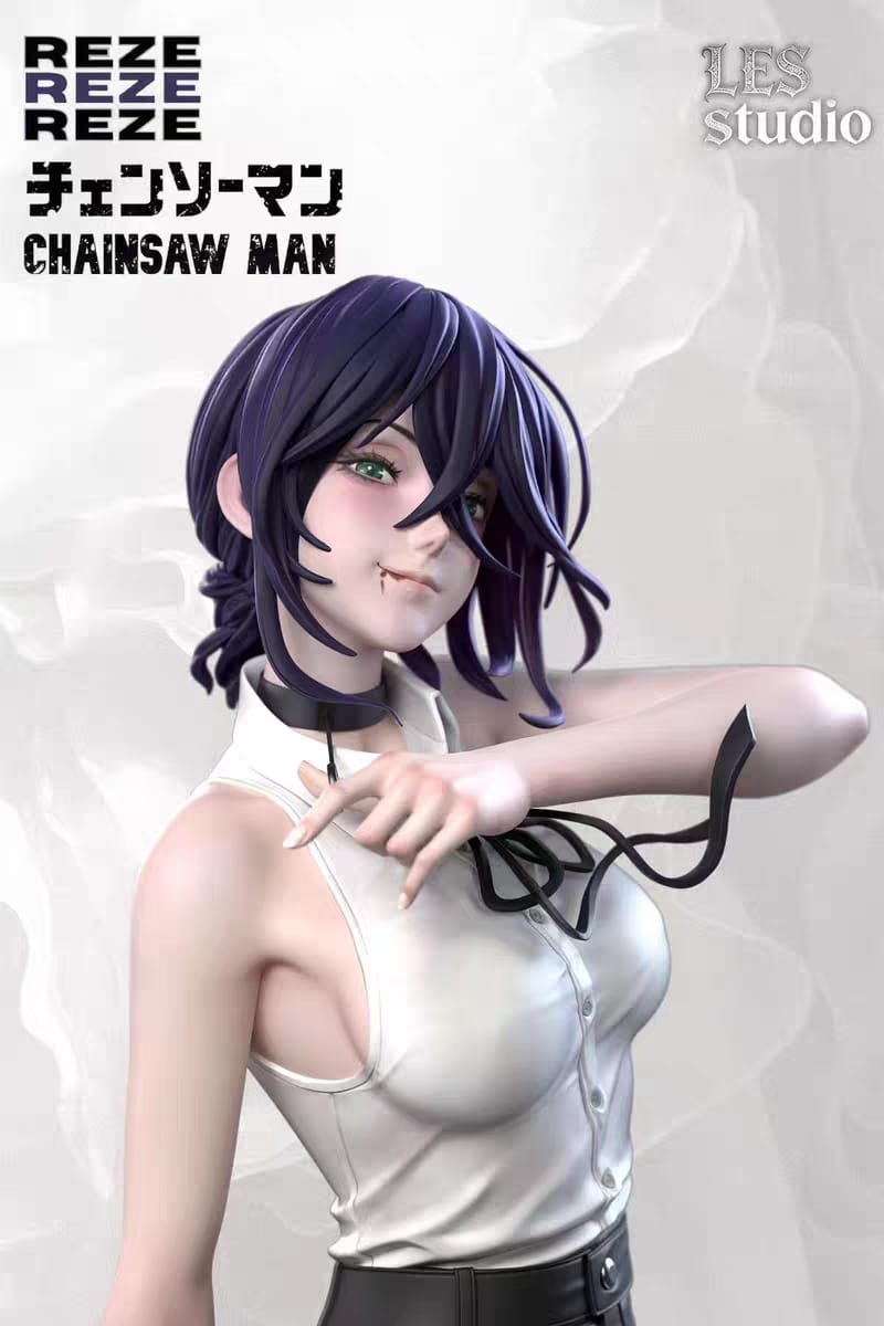 Pre-Order Chainsaw Man Reze Resin Statue - LES Studio Caffè & Bomb Girl Editions