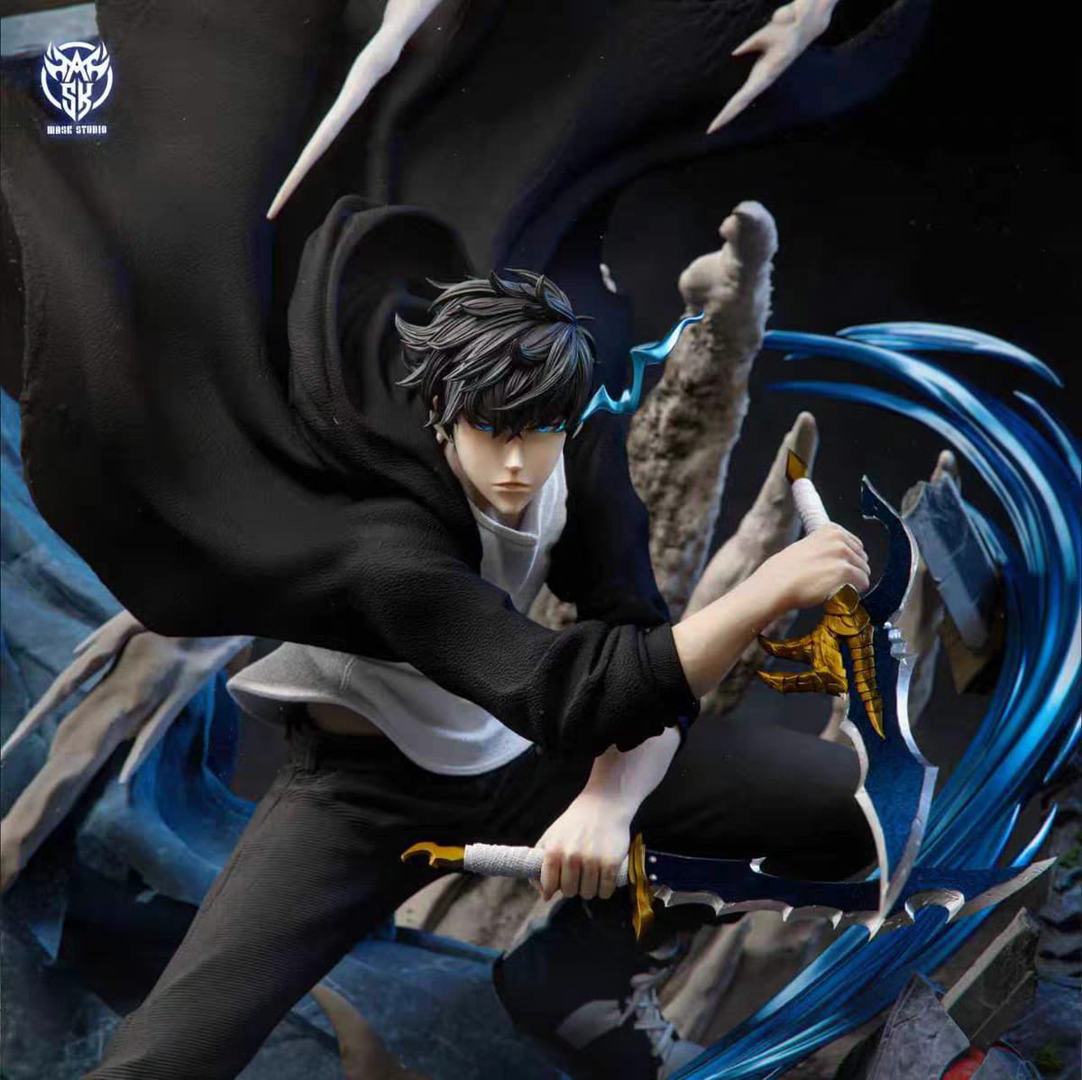 Pre-Order Solo Leveling Sung JinWoo vs Absolute Being Resin Statue - Mask Studio 1/4 & 1/6