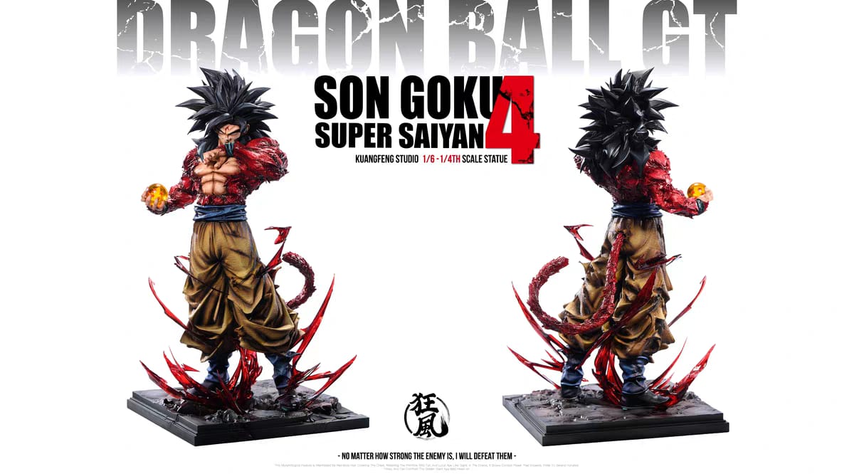 Pre Order Dragon Ball GT Goku Super Saiyan 4 Kungfeng studio Resin Limited Edition