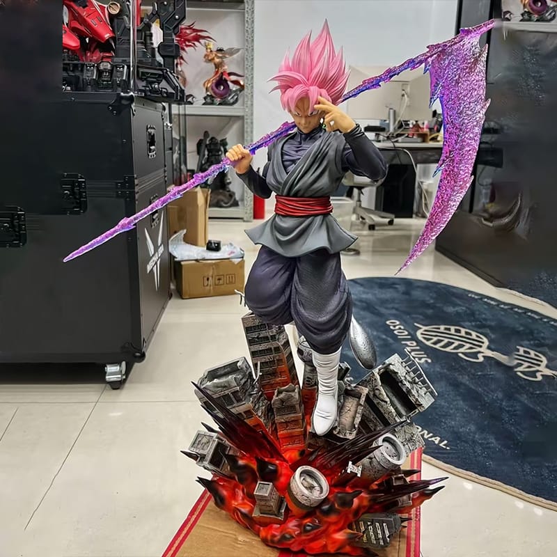 Statua Dragon Ball Super: Black Goku Super Saiyan Rosé (XL Selection) – JT Studio 34cm