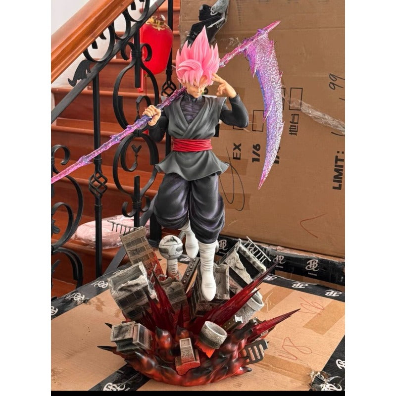 Statua Dragon Ball Super: Black Goku Super Saiyan Rosé (XL Selection) – JT Studio 34cm