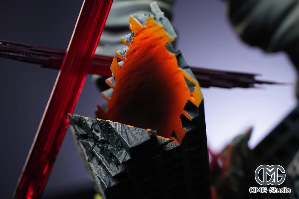 OMG Studio Ryomen Sukuna Culling Game resin statue Version C vista frontale – Jujutsu Kaisen collectible