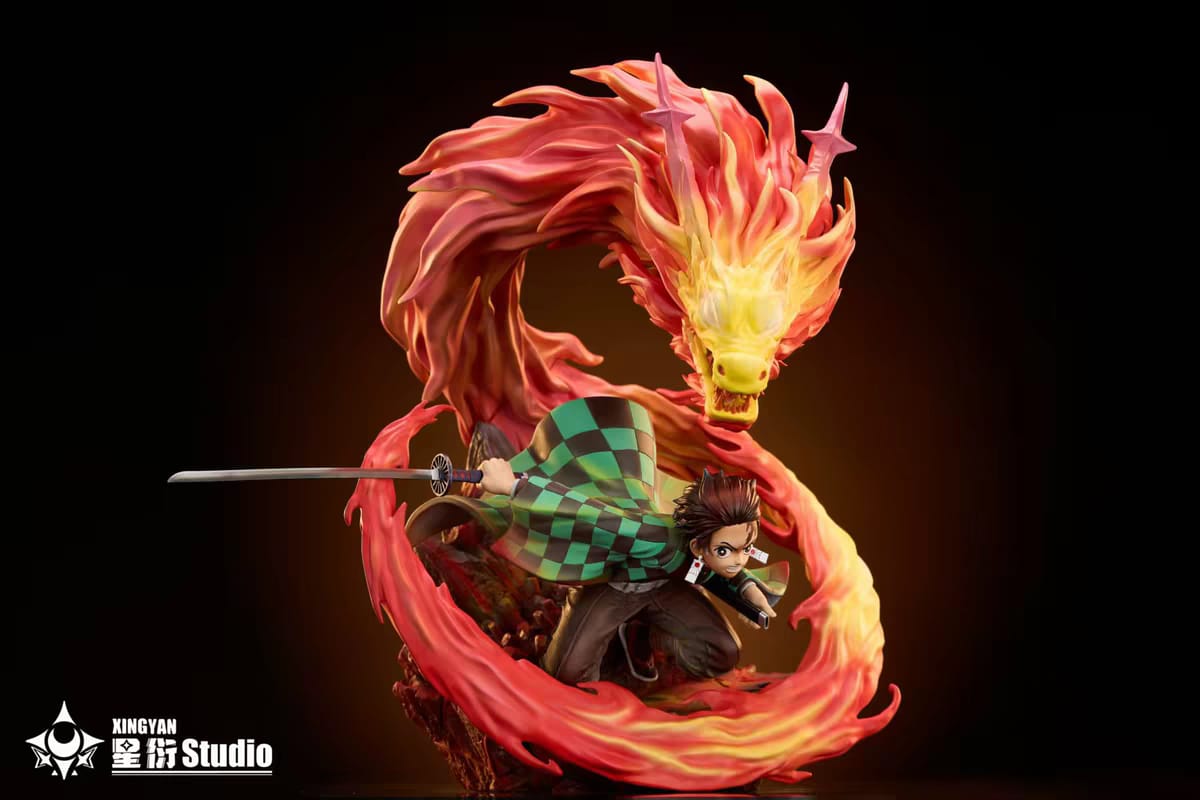 Demon Slayer Tanjiro Kamado Hinokami Kagura Resin Statue Xingyan Studio Limited Edition 188 PCS
