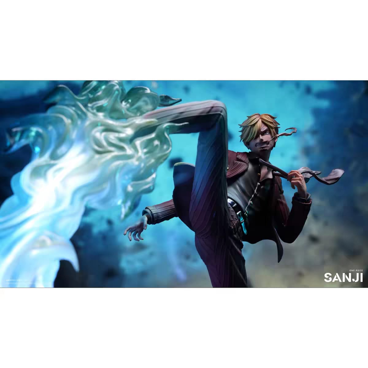 Vinsmoke Sanji One Piece resin statue dynamic kick pose premium collectible