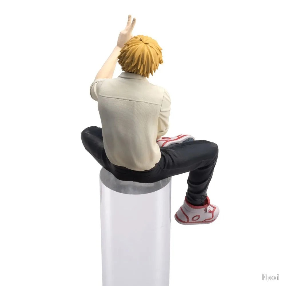 Figura Chainsaw Man SEGA Goods Denji PM Perching 14 cm da collezione