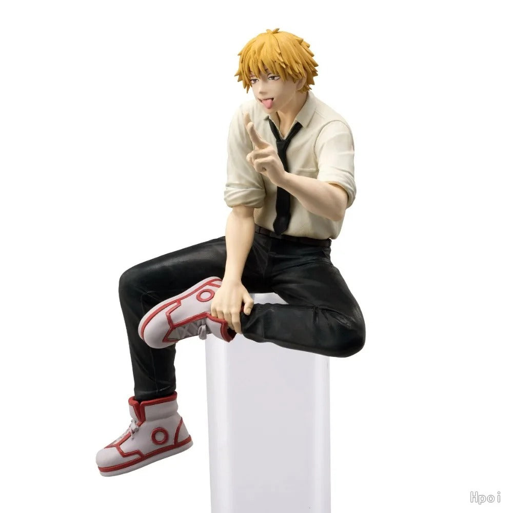 Figura Chainsaw Man SEGA Goods Denji PM Perching 14 cm da collezione