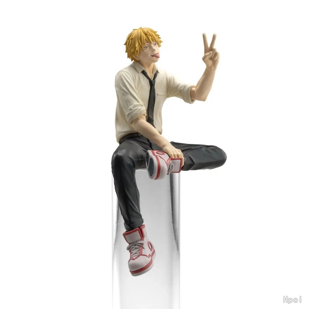 Figura Chainsaw Man SEGA Goods Denji PM Perching 14 cm da collezione
