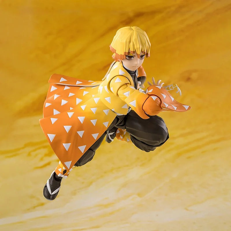 Action figure Bandai S.H. Figuarts Demon Slayer Zenitsu Agatsuma con accessori