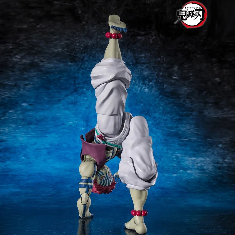 Bandai S.H. Figuarts Demon Slayer Akaza Terza Luna Crescente Con Accessori