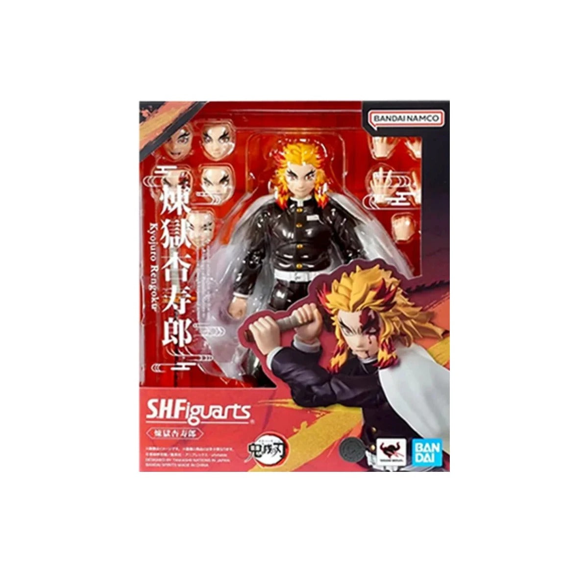Action figure Bandai S.H. Figuarts Rengoku Kyojuro Demon Slayer The Flame Hashira