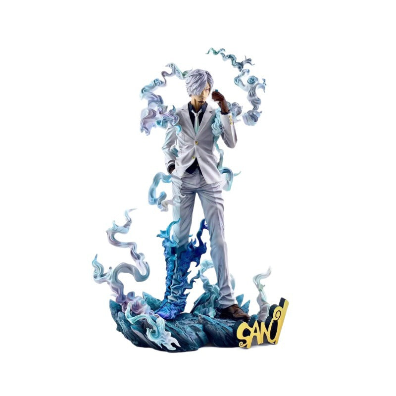 Vinsmoke Sanji White Dress XL Selection 30 cm con Base One Piece Figure