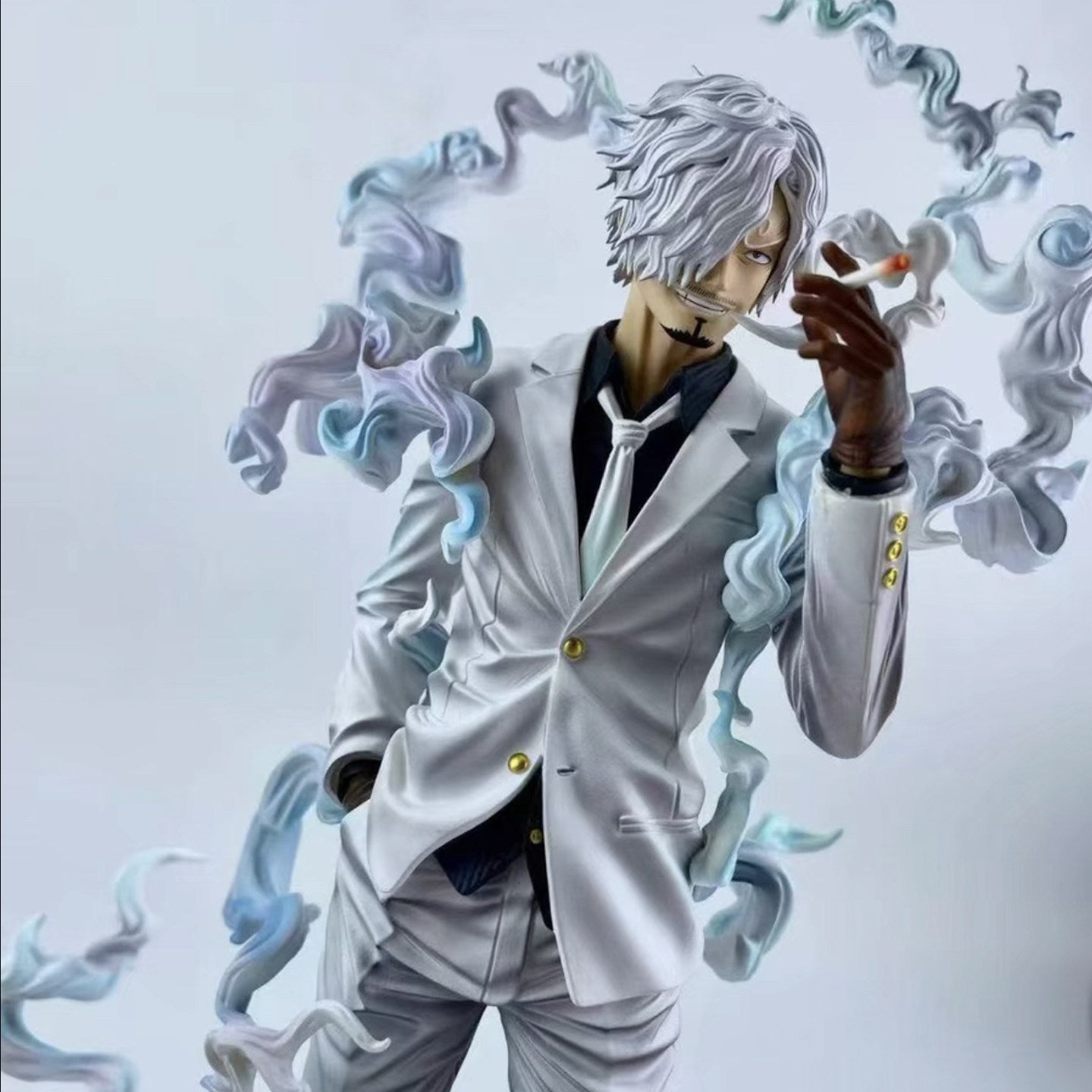 Vinsmoke Sanji White Dress XL Selection 30 cm con Base One Piece Figure