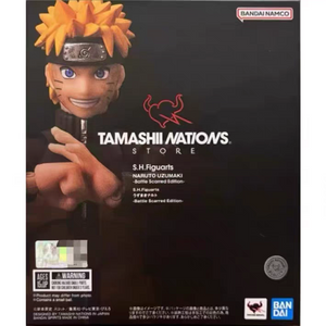 Bandai SH Figuarts Naruto Shippuden Naruto Uzumaki Battle Scored Edition - Figura de acción Tamashii Nations