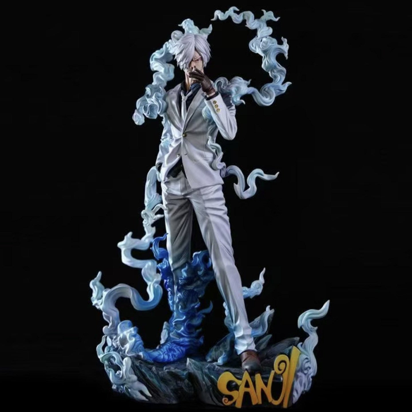 Vinsmoke Sanji White Dress XL Selection 30 cm con Base One Piece Figure