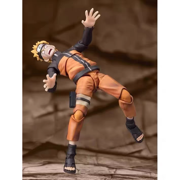 Bandai SH Figuarts Naruto Shippuden Naruto Uzumaki Battle Scored Edition - Figura de acción Tamashii Nations