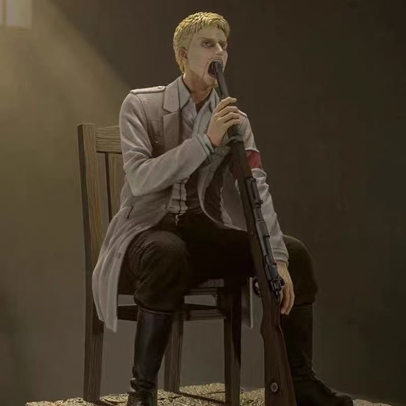 Pre Order Attack On Titan Reiner Brown Statua da collezione Anime