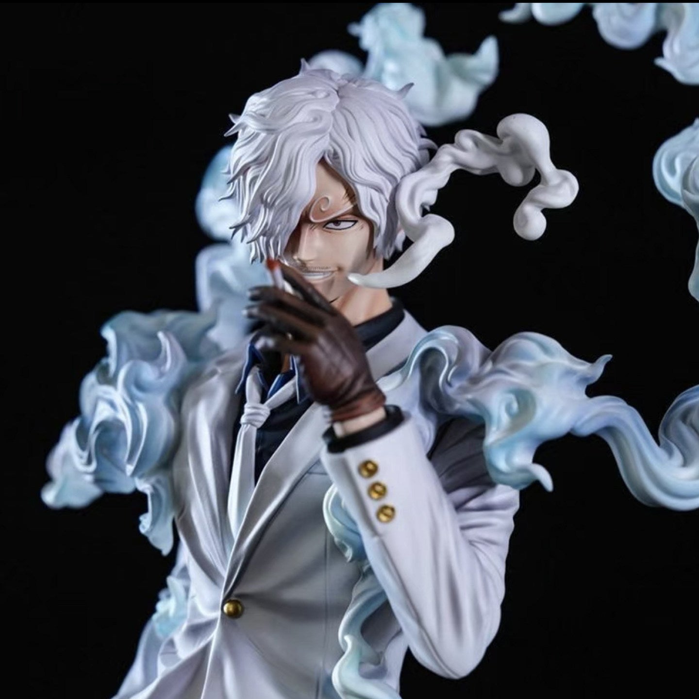 Vinsmoke Sanji White Dress XL Selection 30 cm con Base One Piece Figure