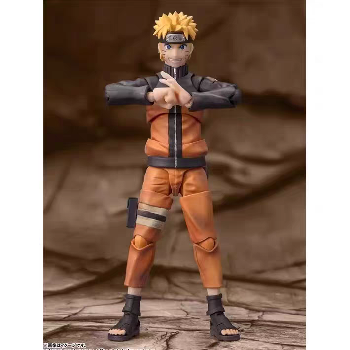 Bandai S.H.Figuarts Naruto Shippuden Naruto Uzumaki Battle Scorred Edition – Action Figure Tamashii Nations