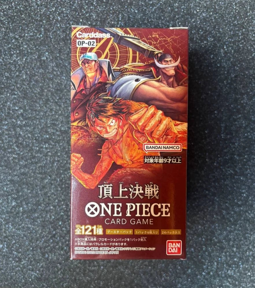 One Piece Card Game OP-02 Paramount War Booster Box – Japanese Edition